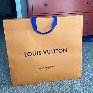 XLarge Louis Vuitton shopping / gift bag